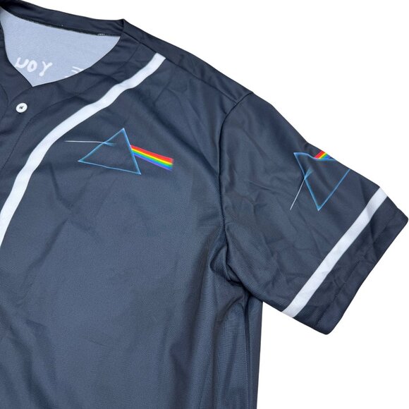 Pink Floyd Men's The Dark Side of the Moon SS Button-down Jersey Shirt, Size 3XL - Picture 4 of 7
